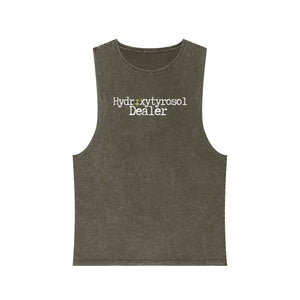 Hydroxytyrosol dealer / Olive tree consultant gift / Unisex Stonewash Tank Top