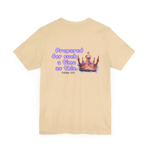 In my Esther era / hand drawn shirt / Bible gift / shirt /  Unisex Jersey Short Sleeve Tee