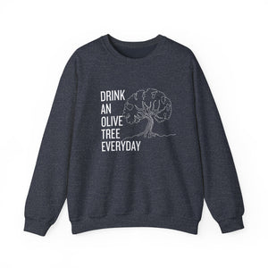 Water in skincare / waterless beauty / drink an olive tree / Unisex Heavy Blend™ Crewneck Sweatshirt