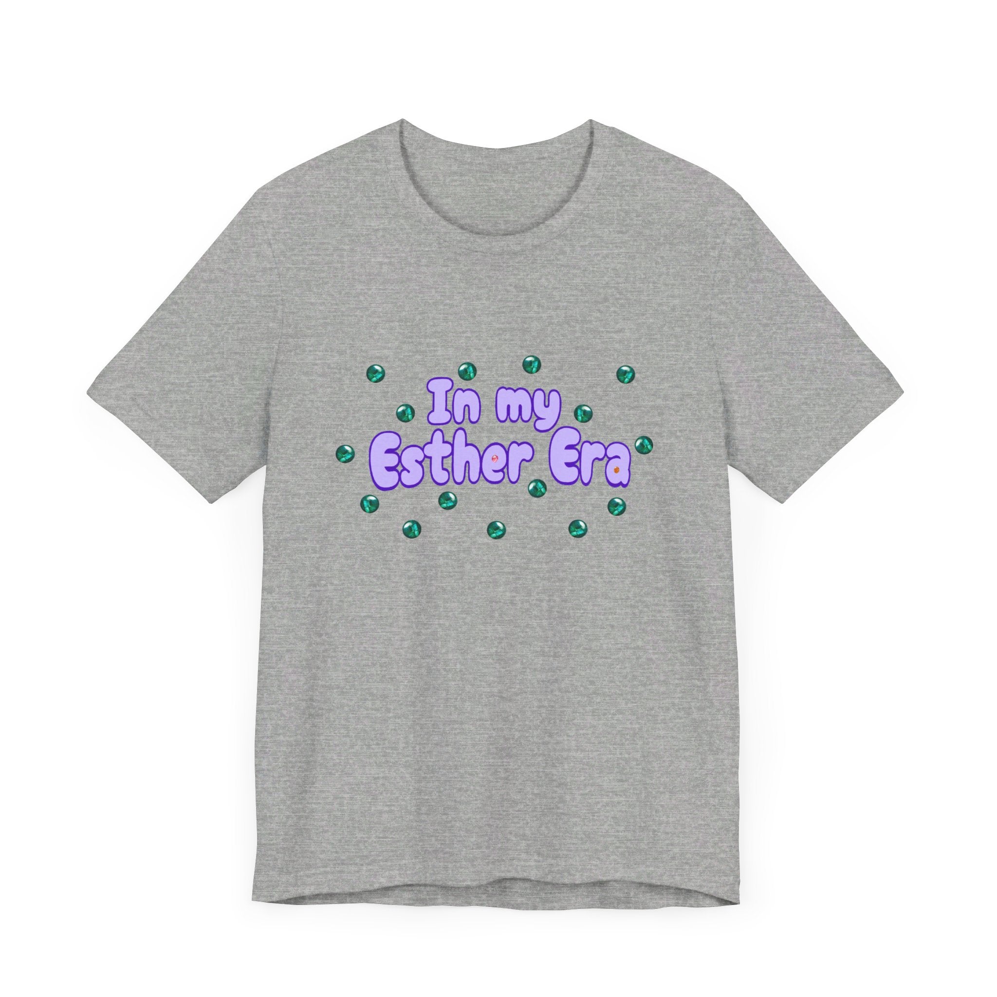 In my Esther era / hand drawn shirt / Bible gift / shirt /  Unisex Jersey Short Sleeve Tee