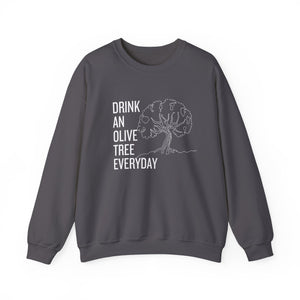 Water in skincare / waterless beauty / drink an olive tree / Unisex Heavy Blend™ Crewneck Sweatshirt