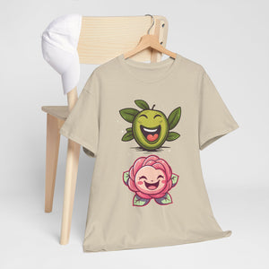 Olives and roses / olive trees / rose and olive cartoon / Unisex Heavy Cotton Tee