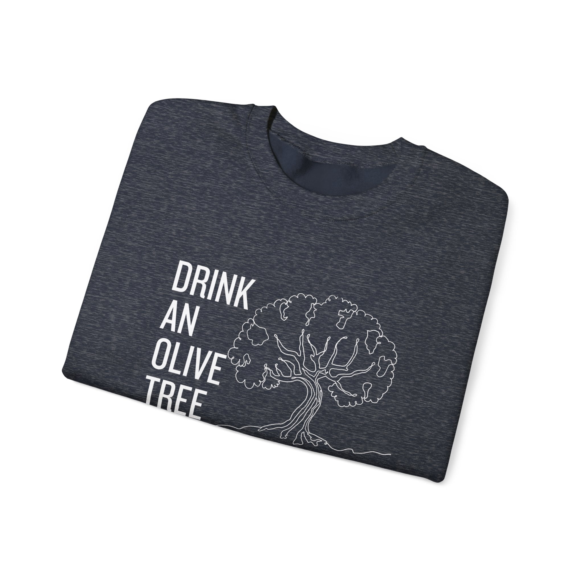 Water in skincare / waterless beauty / drink an olive tree / Unisex Heavy Blend™ Crewneck Sweatshirt