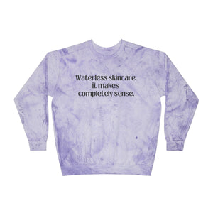 Water in Skincare // Unisex Color Blast Crewneck Sweatshirt