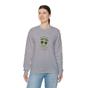 Drink an olive tree everyday / waterless beauty / olive tree / Unisex Heavy Blend™ Crewneck Sweatshirt