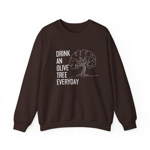 Water in skincare / waterless beauty / drink an olive tree / Unisex Heavy Blend™ Crewneck Sweatshirt