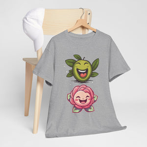 Olives and roses / olive trees / rose and olive cartoon / Unisex Heavy Cotton Tee