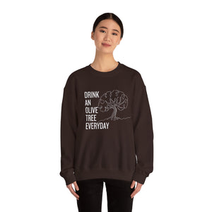 Water in skincare / waterless beauty / drink an olive tree / Unisex Heavy Blend™ Crewneck Sweatshirt