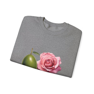 Olive tree / waterless beauty / olives and roses / Unisex Heavy Blend™ Crewneck Sweatshirt