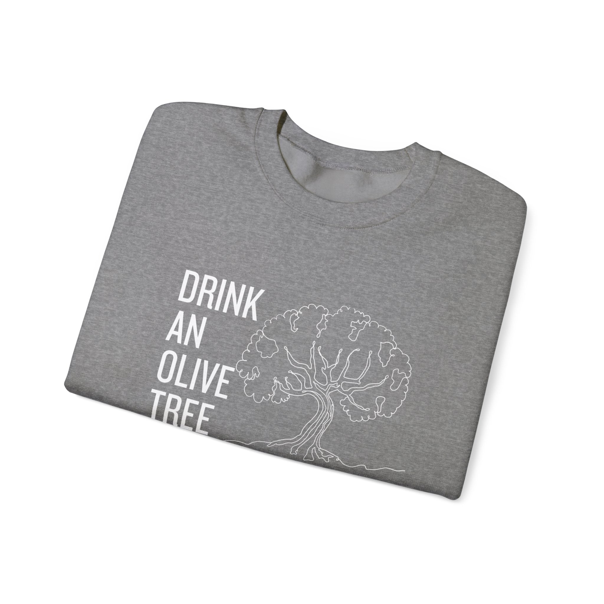Water in skincare / waterless beauty / drink an olive tree / Unisex Heavy Blend™ Crewneck Sweatshirt