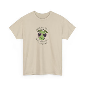 Drink skincare / olive trees / olive cartoon / Unisex Heavy Cotton Tee