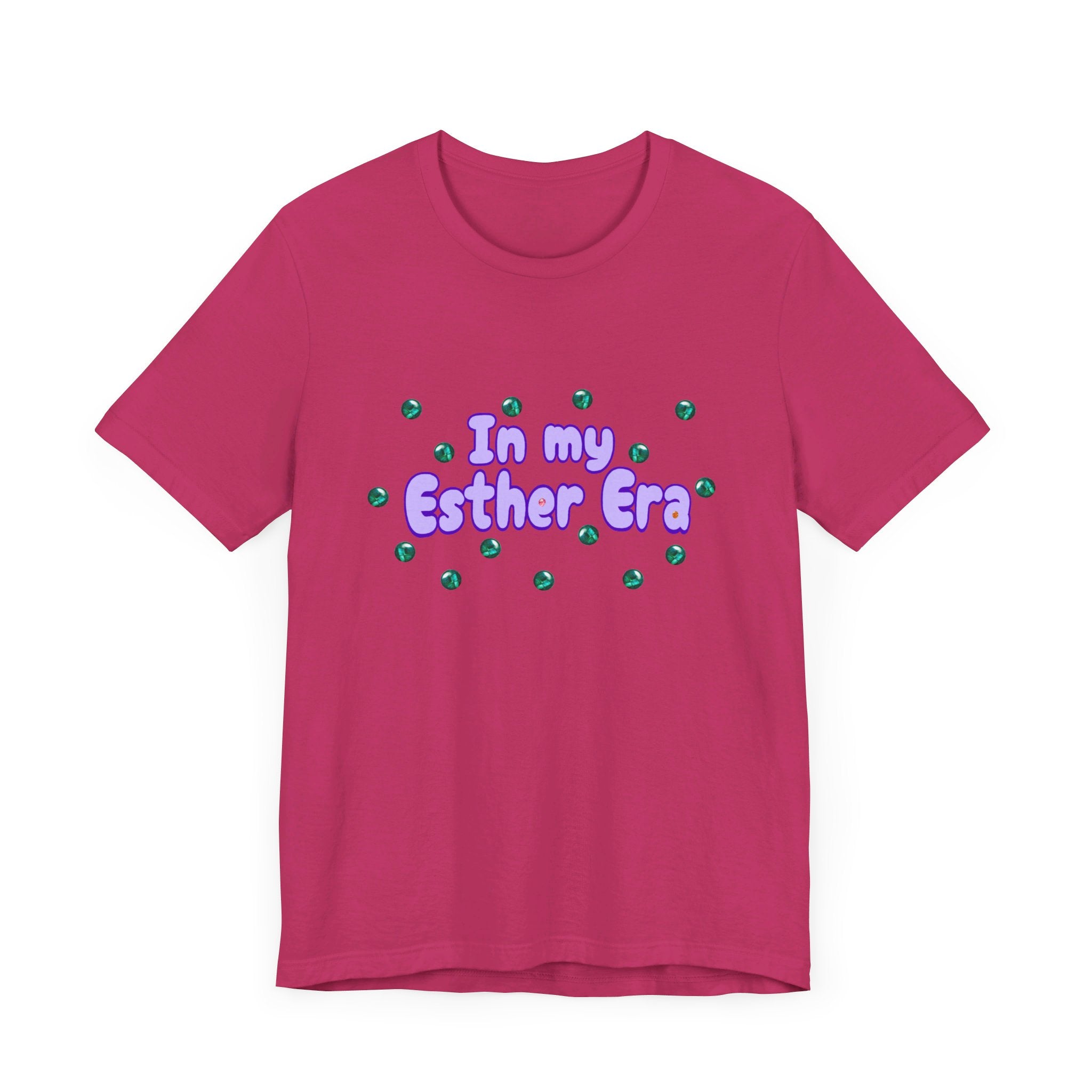 In my Esther era / hand drawn shirt / Bible gift / shirt /  Unisex Jersey Short Sleeve Tee