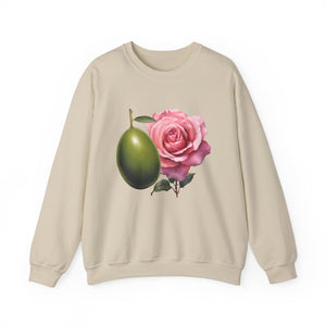 Olive tree / waterless beauty / olives and roses / Unisex Heavy Blend™ Crewneck Sweatshirt