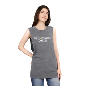 Hydroxytyrosol dealer / Olive tree consultant gift / Unisex Stonewash Tank Top