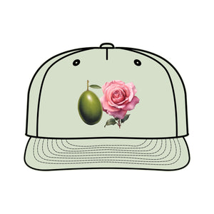 Olive tree roses and make up / hand drawn / Surf Cap