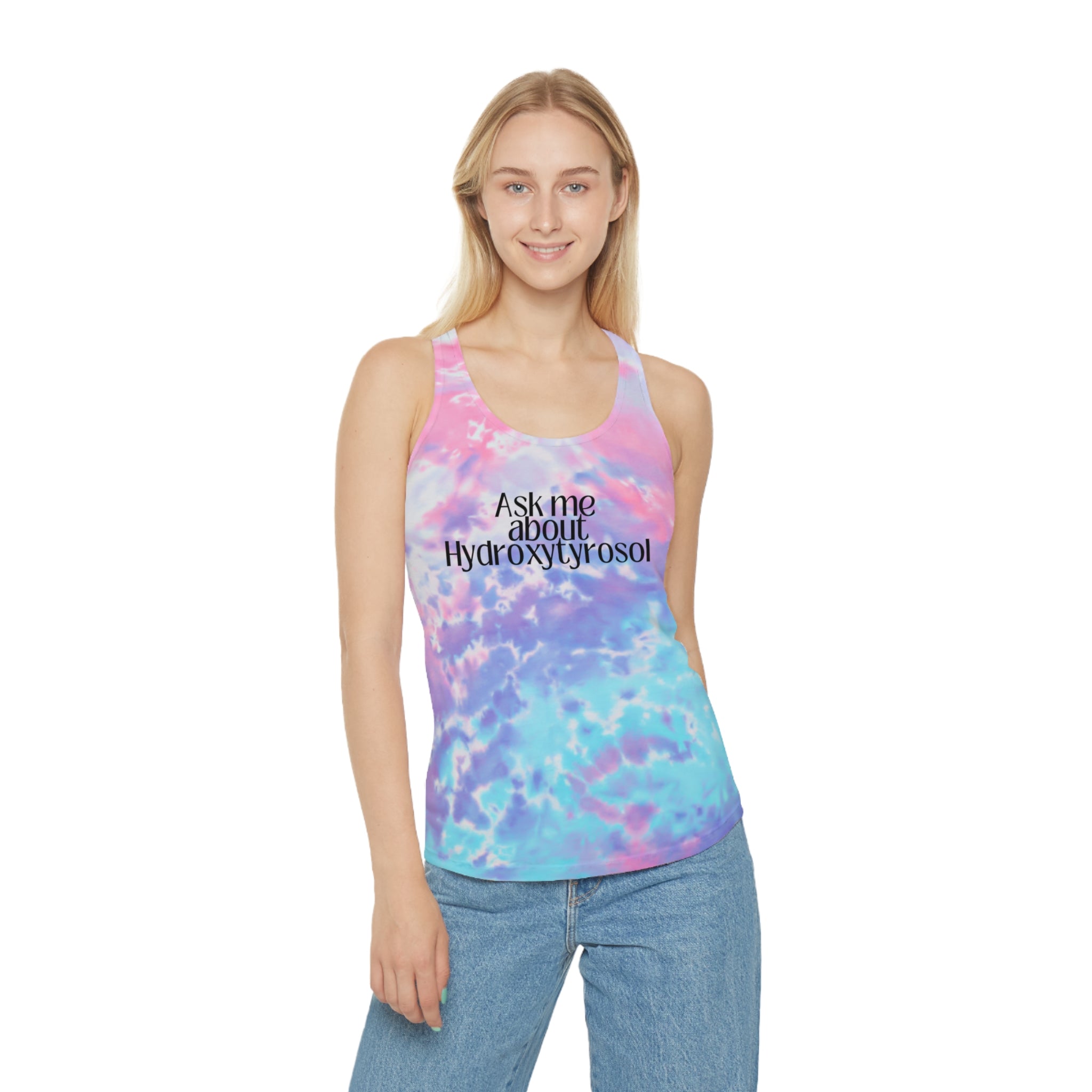 Water in Skincare // Tie Dye Racerback Tank Top