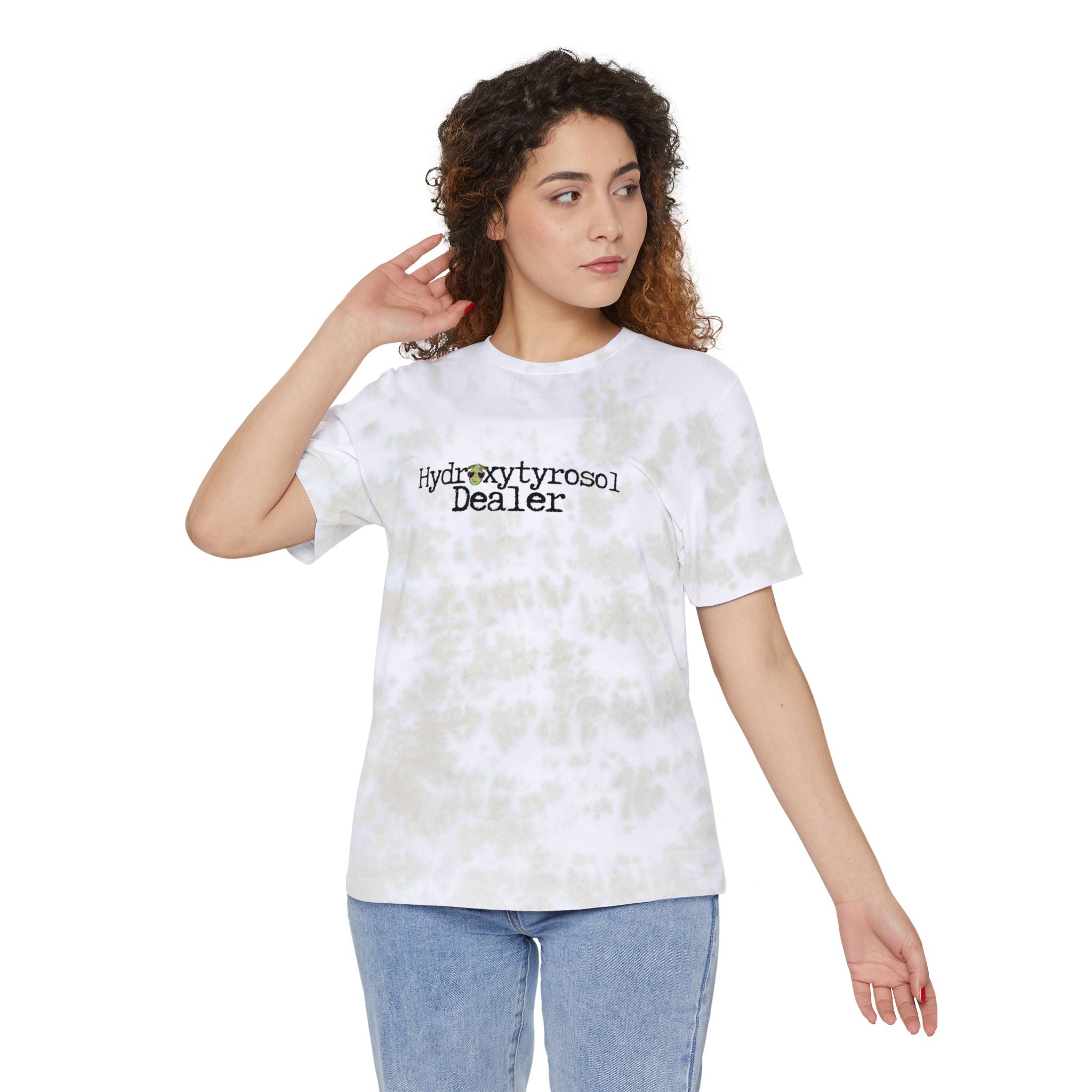 Hydroxytyrosol dealer / olive tree leaves / consultant gift / Unisex FWD Fashion Tie-Dyed T-Shirt