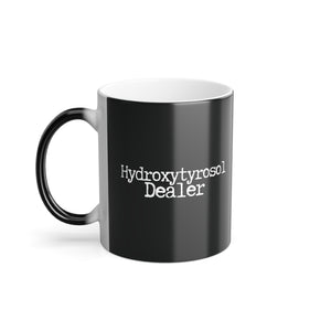 Hydroxytyrosol dealer / designs shows up when mug gets warm / Color Morphing Mug, 11oz