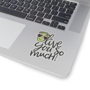 Olive you / Olive cartoon / Kiss-Cut Stickers