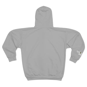 Olive Tree Babe / Hydroxytyrosol dealer / Unisex Zip Hoodie (AOP) / gray sweatshrt