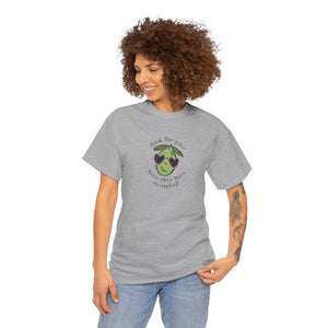 Drink skincare / olive trees / olive cartoon / Unisex Heavy Cotton Tee