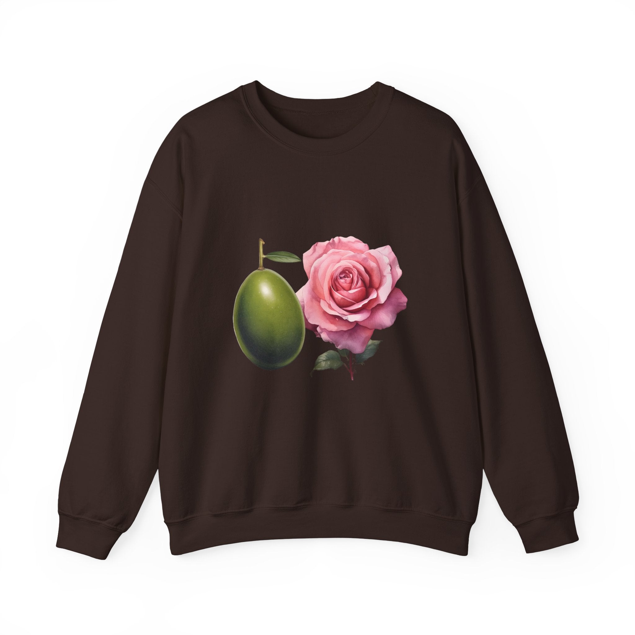 Olive tree / waterless beauty / olives and roses / Unisex Heavy Blend™ Crewneck Sweatshirt