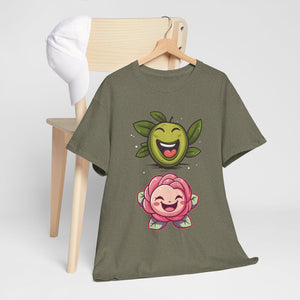 Olives and roses / olive trees / rose and olive cartoon / Unisex Heavy Cotton Tee