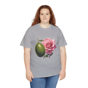 Olives and roses / olive trees / rose and olive cartoon / Unisex Heavy Cotton Tee