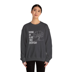 Water in skincare / waterless beauty / drink an olive tree / Unisex Heavy Blend™ Crewneck Sweatshirt