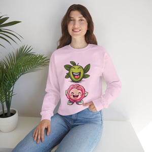 Olives and roses  / waterless beauty / olive tree / Unisex Heavy Blend™ Crewneck Sweatshirt