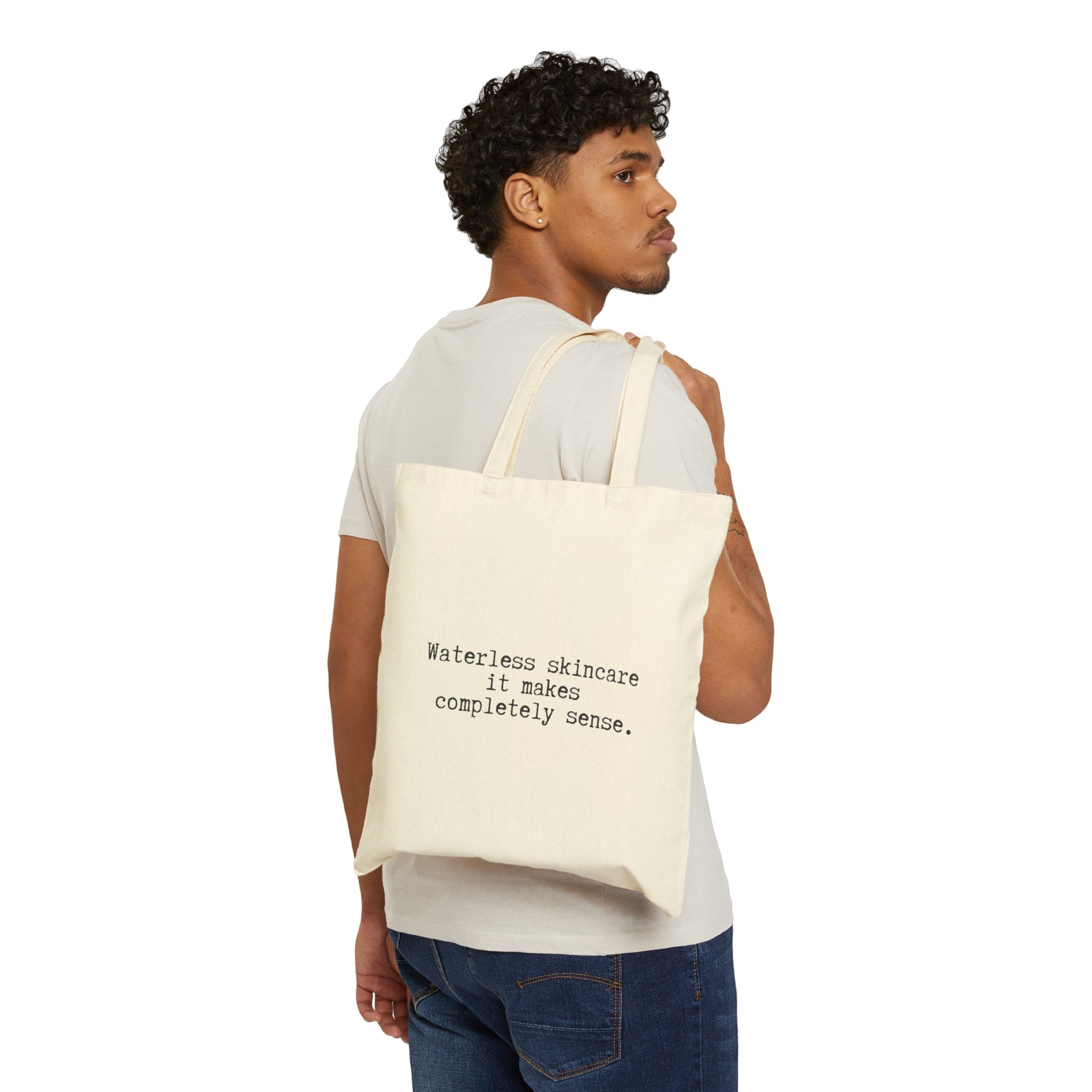 Waterless Skincare // Cotton Canvas Tote Bag