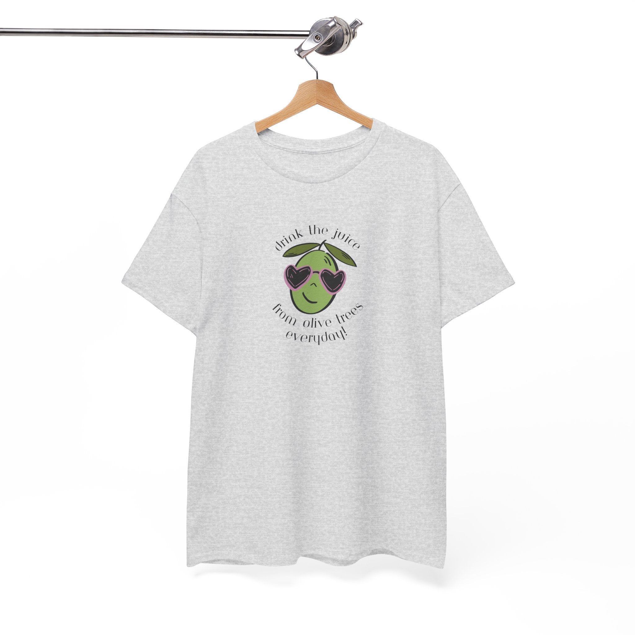 Drink skincare / olive trees / olive cartoon / Unisex Heavy Cotton Tee