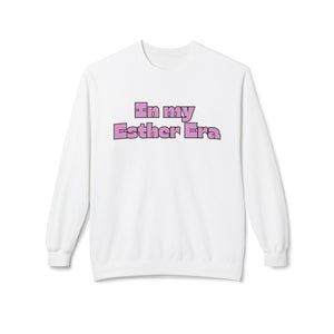 In my Esther era / hand drawn shirt / Bible gift / shirt /  Unisex Midweight Softstyle Fleece Crewneck Sweatshirt