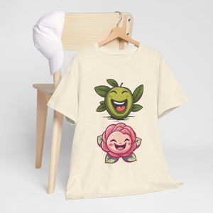 Olives and roses / olive trees / rose and olive cartoon / Unisex Heavy Cotton Tee