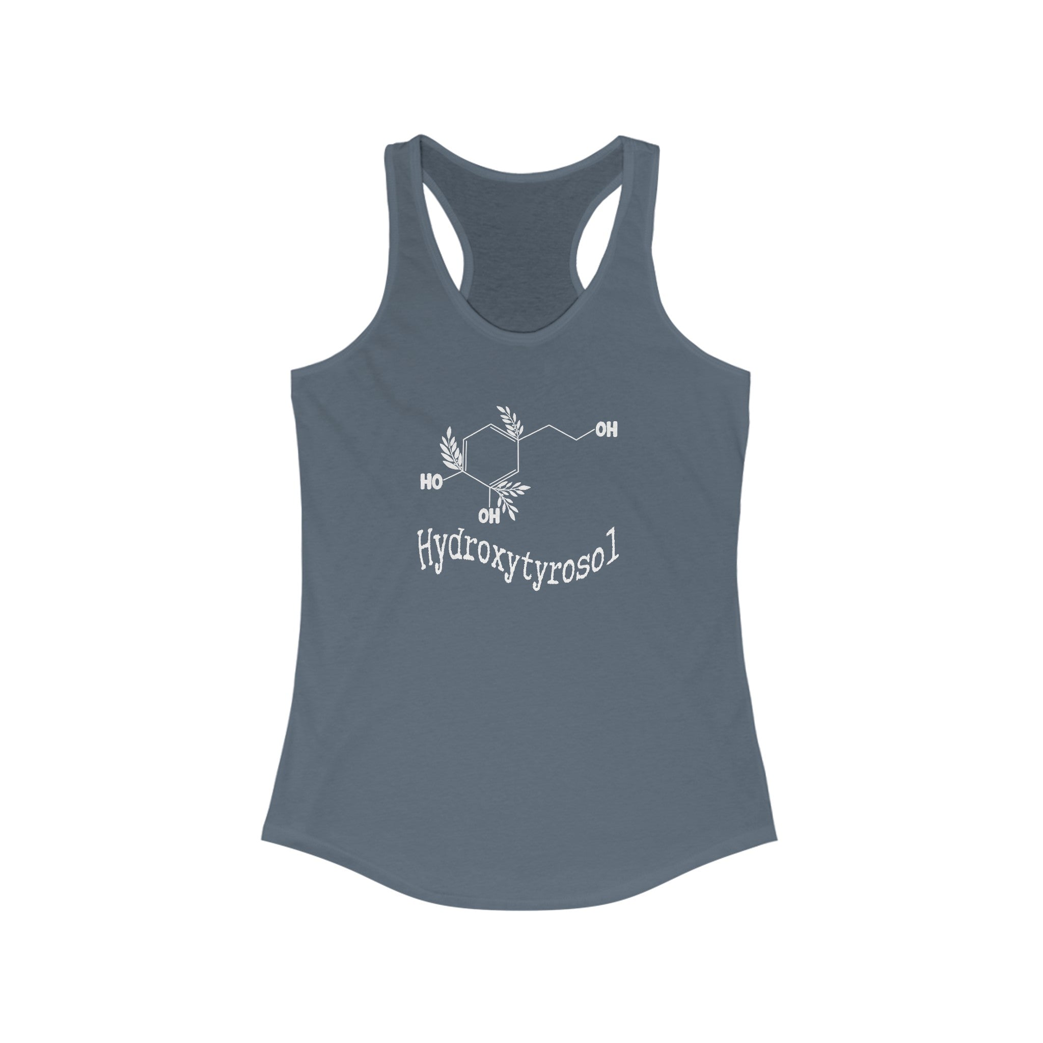 Hydroxytyrosol Olive tree people consultant gift / shirt / Women's Ideal Racerback Tank