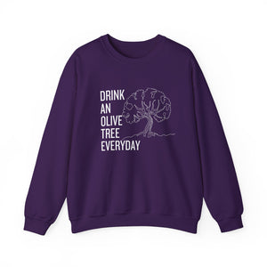 Water in skincare / waterless beauty / drink an olive tree / Unisex Heavy Blend™ Crewneck Sweatshirt
