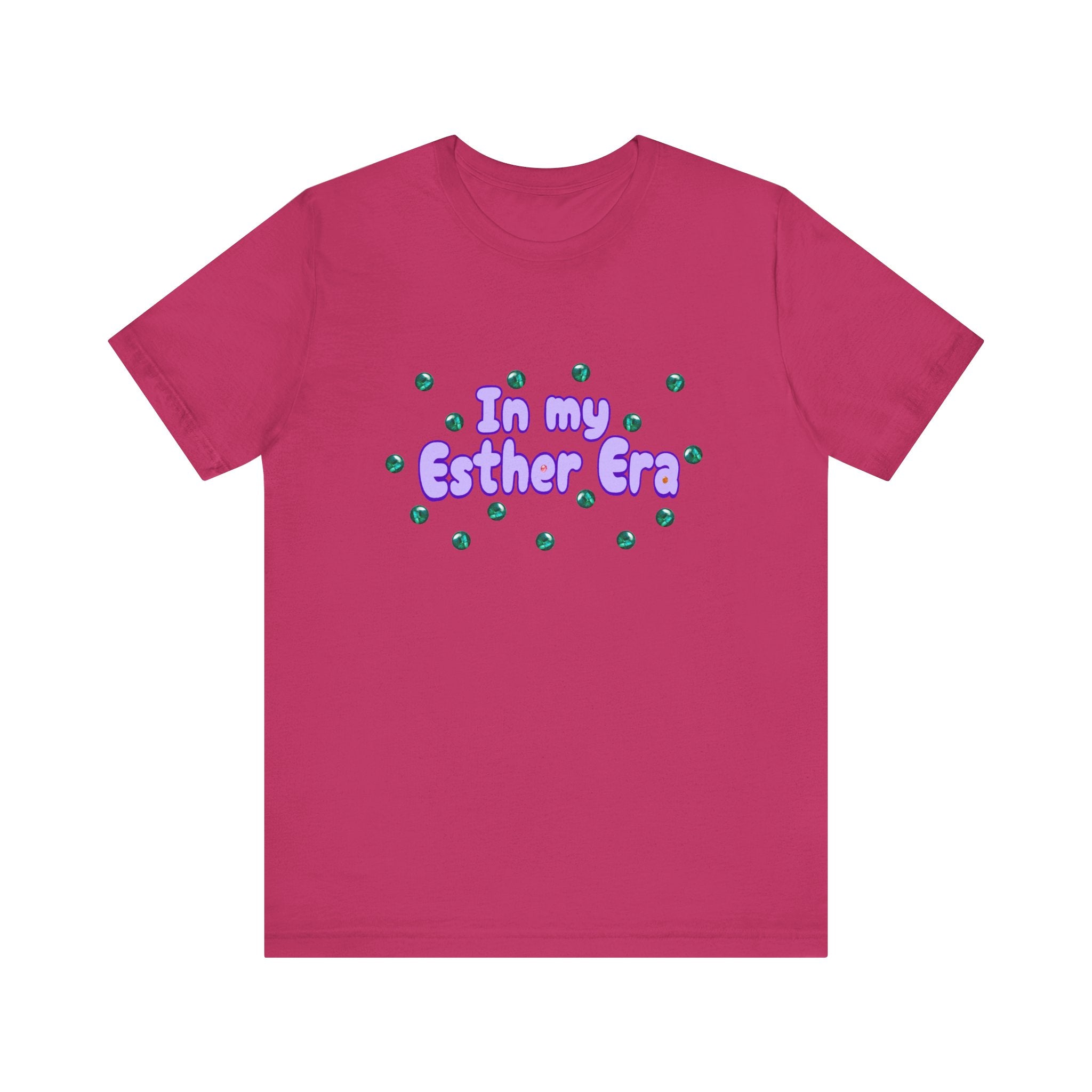 In my Esther era / hand drawn shirt / Bible gift / shirt /  Unisex Jersey Short Sleeve Tee