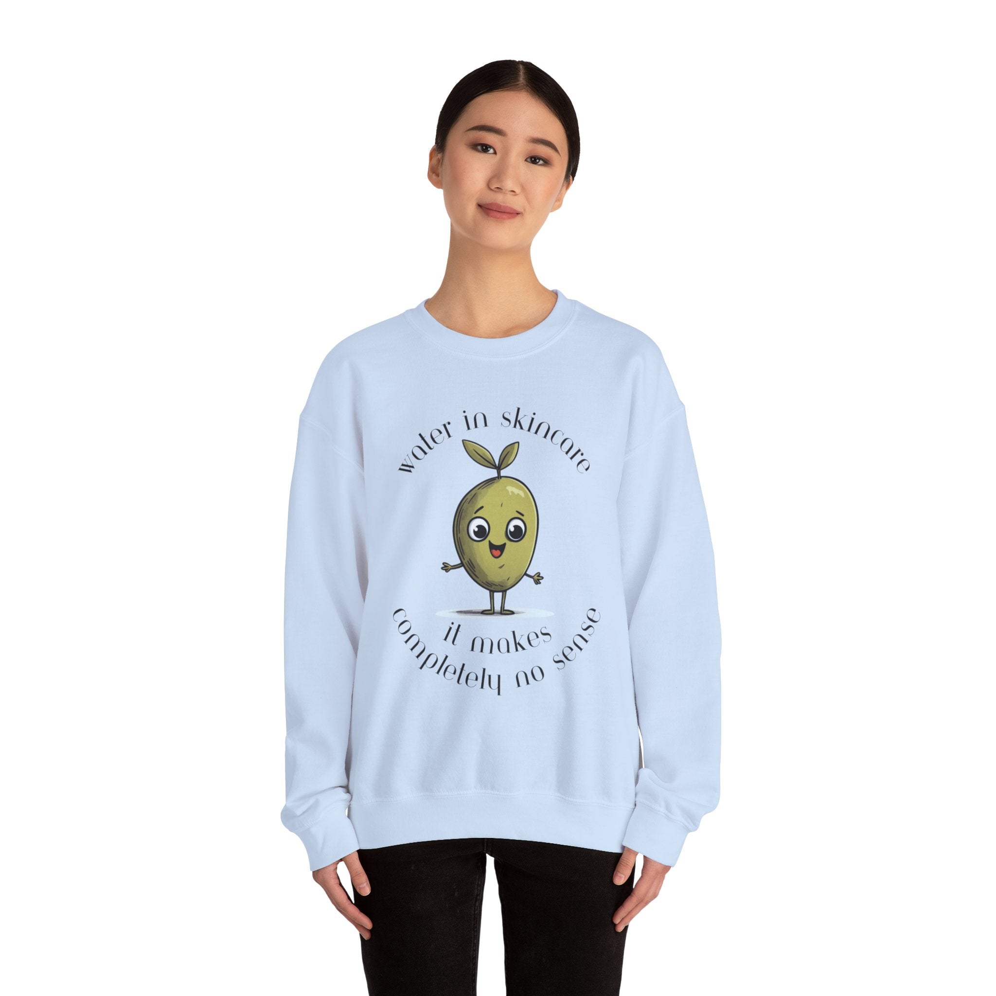 Water in skincare / waterless beauty / olive tree / Unisex Heavy Blend™ Crewneck Sweatshirt