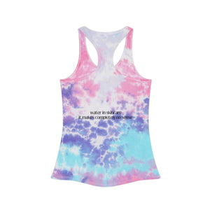 Water in Skincare // Tie Dye Racerback Tank Top