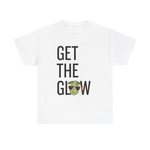 Get the glow / Olive cartoon / Unisex Heavy Cotton Tee