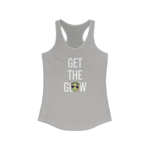 Get the glow / Olive tree consultant gift / shirt / Women's Ideal Racerback Tank