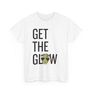 Get the glow / Olive cartoon / Unisex Heavy Cotton Tee