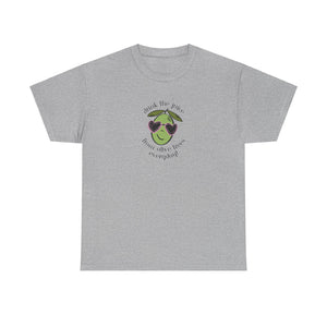 Drink skincare / olive trees / olive cartoon / Unisex Heavy Cotton Tee