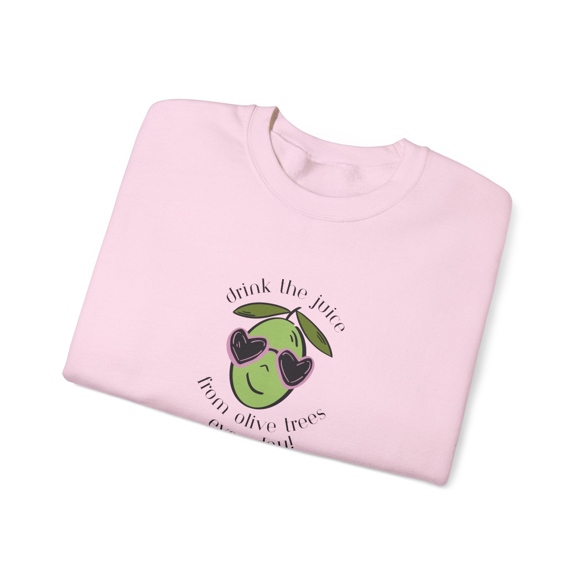 Drink an olive tree everyday / waterless beauty / olive tree / Unisex Heavy Blend™ Crewneck Sweatshirt