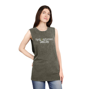 Hydroxytyrosol dealer / Olive tree consultant gift / Unisex Stonewash Tank Top