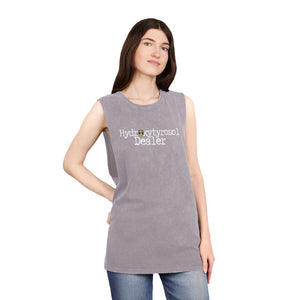 Hydroxytyrosol dealer / Olive tree consultant gift / Unisex Stonewash Tank Top