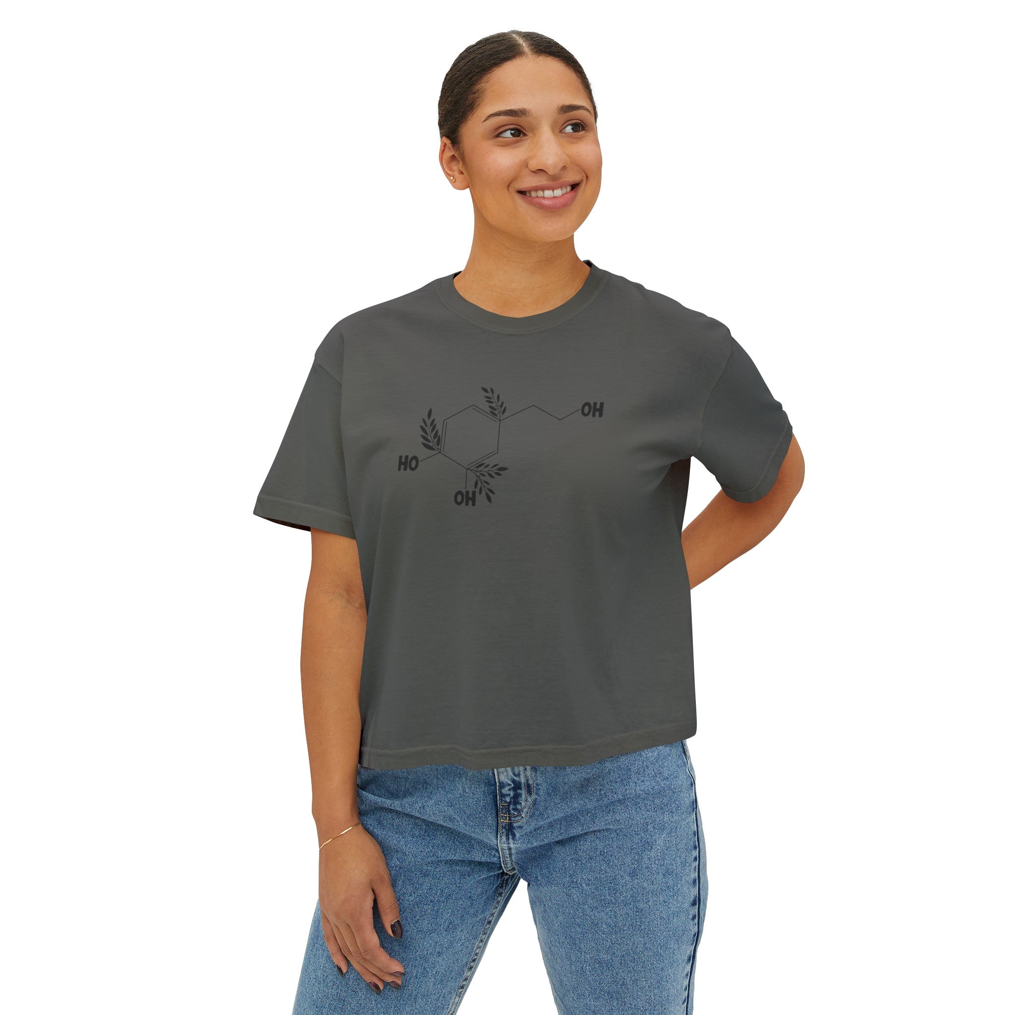 Hydroxytyrosol compound // Women's Boxy Tee