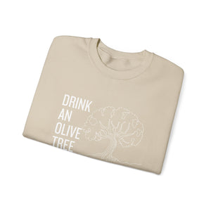 Water in skincare / waterless beauty / drink an olive tree / Unisex Heavy Blend™ Crewneck Sweatshirt