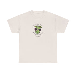 Drink skincare / olive trees / olive cartoon / Unisex Heavy Cotton Tee