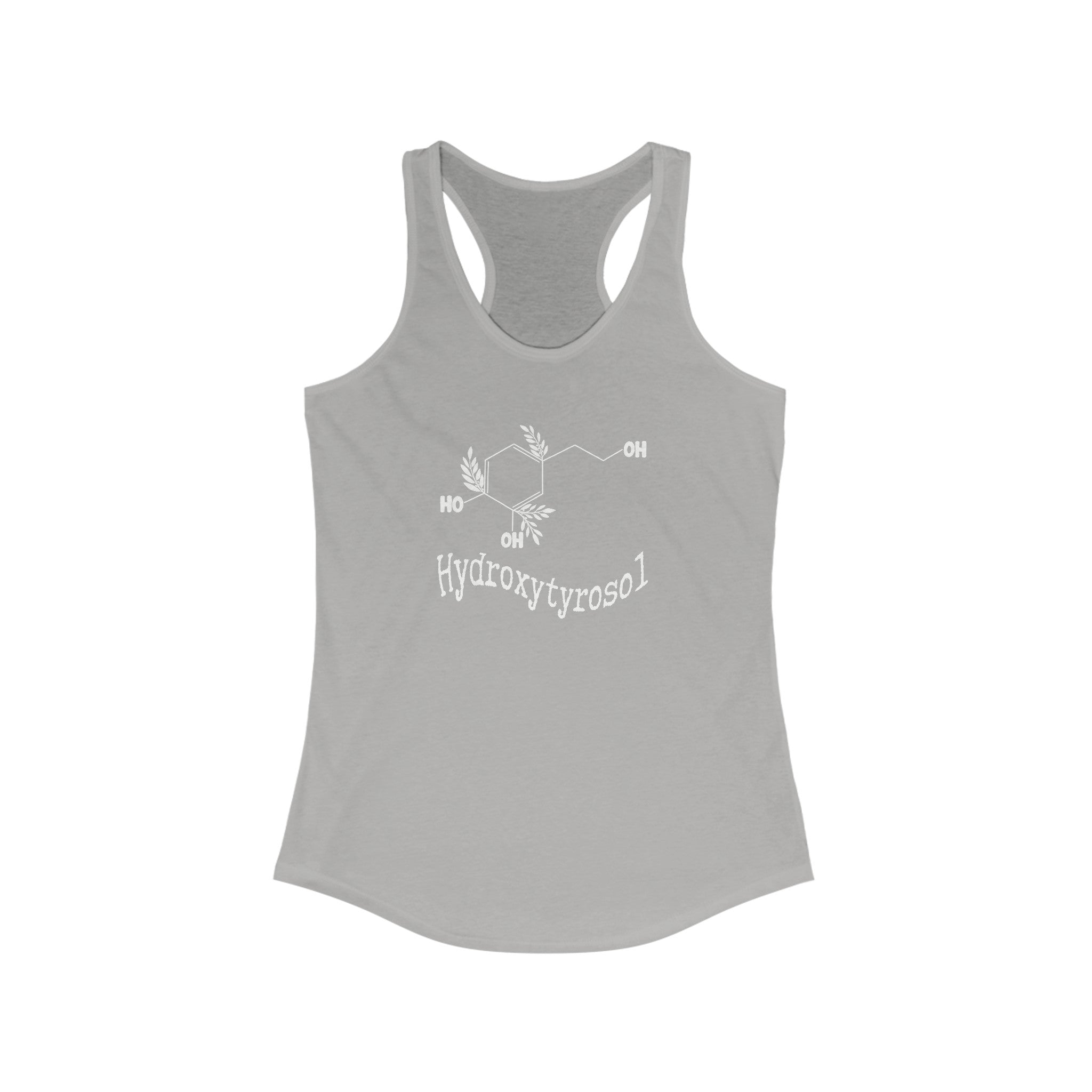 Hydroxytyrosol Olive tree people consultant gift / shirt / Women's Ideal Racerback Tank